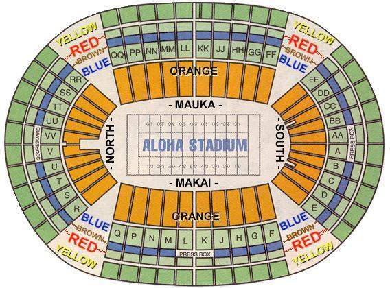 Aloha Stadium Seating Chart