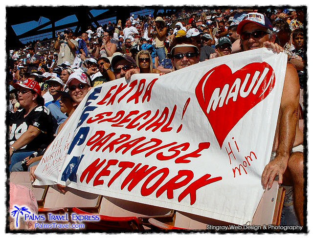  Local Maui & Alaska Football Fans 